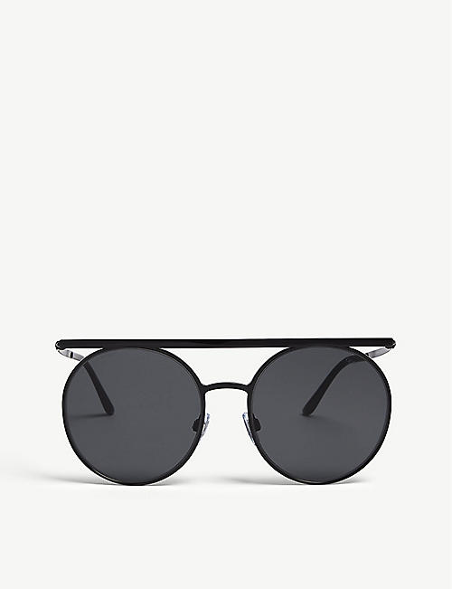 EMPORIO ARMANI: AR6069 round-frame sunglasses