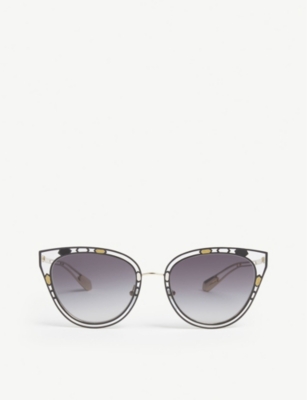 BVLGARI: Bv6104 cat-eye frame sunglasses