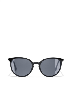 Chanel - Butterfly Sunglasses - Dark Brown Gray - Chanel Eyewear - Avvenice