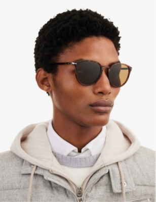 PERSOL: Po3210 Typewriter Edition round-frame sunglasses
