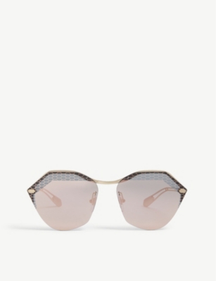 Bvlgari top sunglasses selfridges