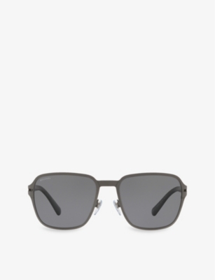 Bvlgari Womens Grey Bv5046tk Square-frame Sunglasses