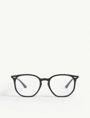 Ray Ban Rb7151 Square-frame Glasses In Black