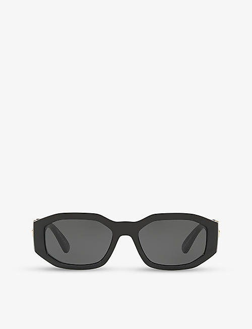 VERSACE: VE4361 rectangle frame acetate sunglasses