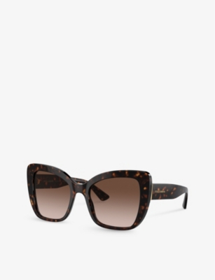 DOLCE & GABBANA: DG4348 butterfly-frame acetate sunglasses