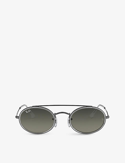 RAY-BAN: RB3847 oval-frame sunglasses