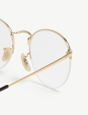 RAY BAN MENS GOLD RB3947V PHANTOS-FRAME GLASSES