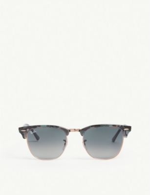 Ray Ban Rb3016 Clubmaster Square Frame Sunglasses Selfridges Com