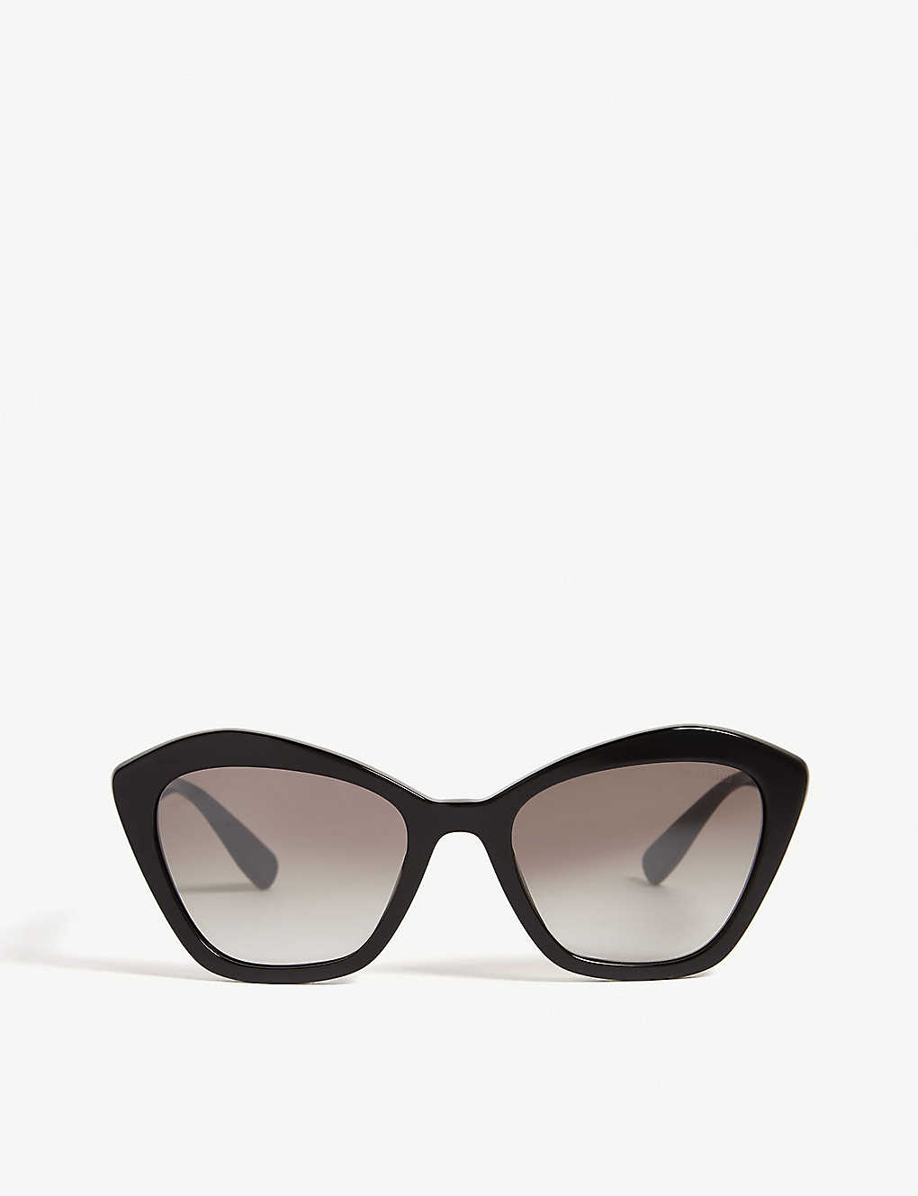 Miu Miu Mu05u Cat-eye-frame Sunglasses In Black