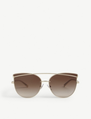 Tiffany & Co Tf3064 Cat-eye-frame Sunglasses In Gold