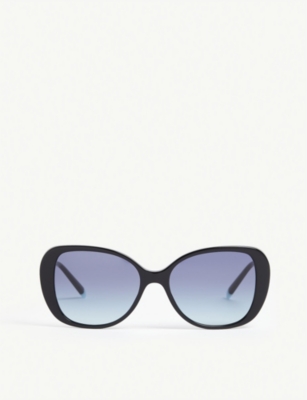 Tiffany & Co Tf4156 Square-frame Sunglasses In Black