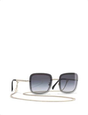 CHANEL: Square Sunglasses