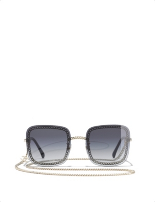 Chanel Square Chain Sunglasses 4244.