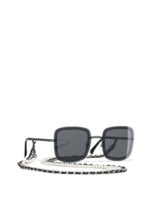 CHANEL Square Sunglasses Selfridges