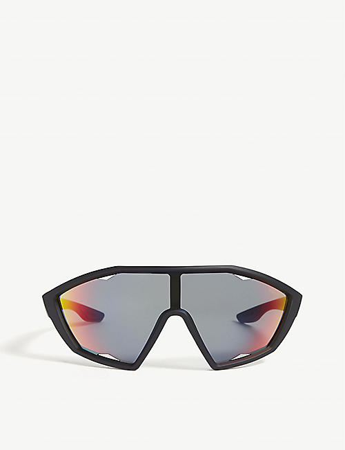 PRADA LINEA ROSSA: PS10U wrap-around sunglasses