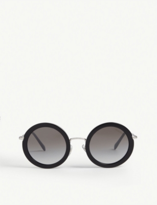 MIU MIU: MU59U round-frame sunglasses