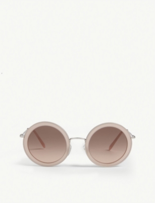 MIU MIU: MU59U round-frame sunglasses