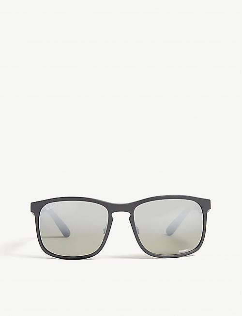 RAY-BAN: RB4264 Chromance square-frame sunglasses