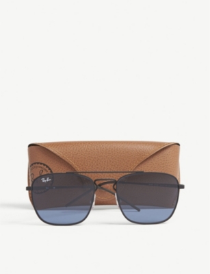 Ray Ban Rb3588 Square-frame Sunglasses In Black