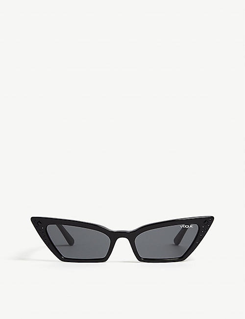 VOGUE: Gigi Hadid Super cat-eye frame acetate sunglasses