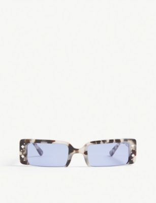 Vogue Gigi Hadid Vo5280 Rectangle-frame Sunglasses In Brown