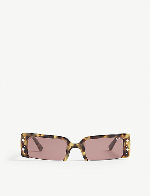 VOGUE: Gigi Hadid VO5280 rectangle-frame sunglasses