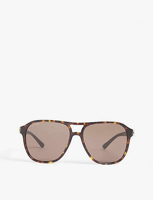 BVLGARI: Bv7034 square-frame sunglasses