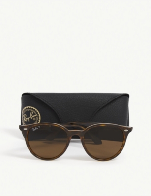 Shop Ray Ban Ray-ban Women's Havana Rb4305 Phantos-frame Havana Sunglasses