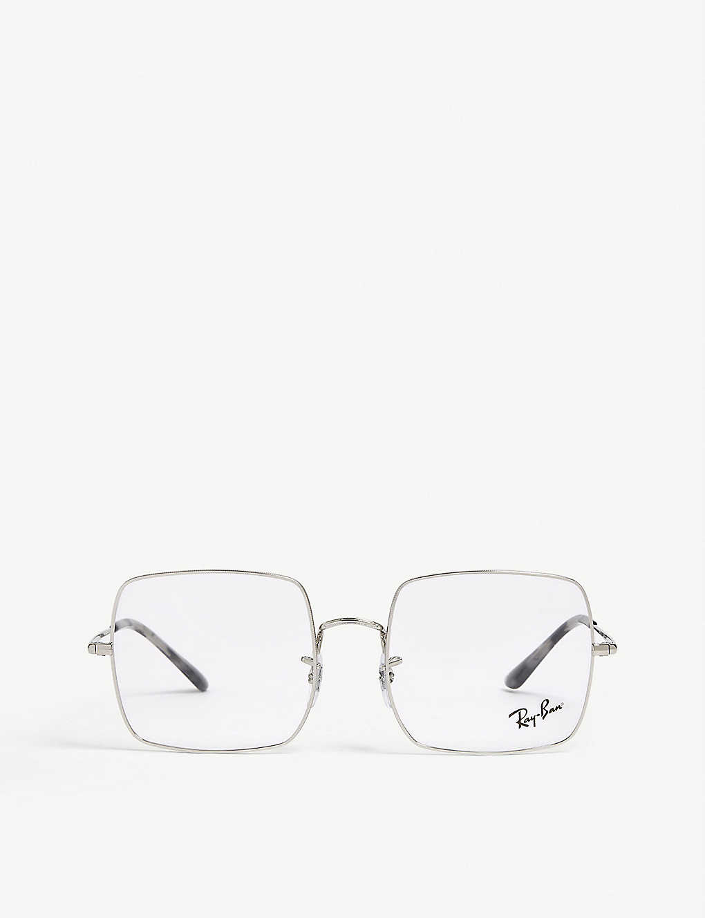 Ray Ban Rx1971 Square-frame Glasses In Silver (silver)