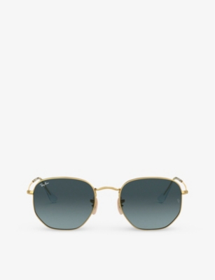 RAY-BAN - RB3548 hexagonal-frame sunglasses 