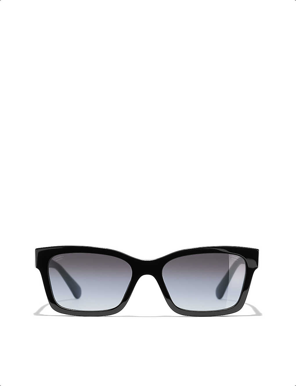 Chanel 5417 c.534/3 Square Sunglasses Black/Beige