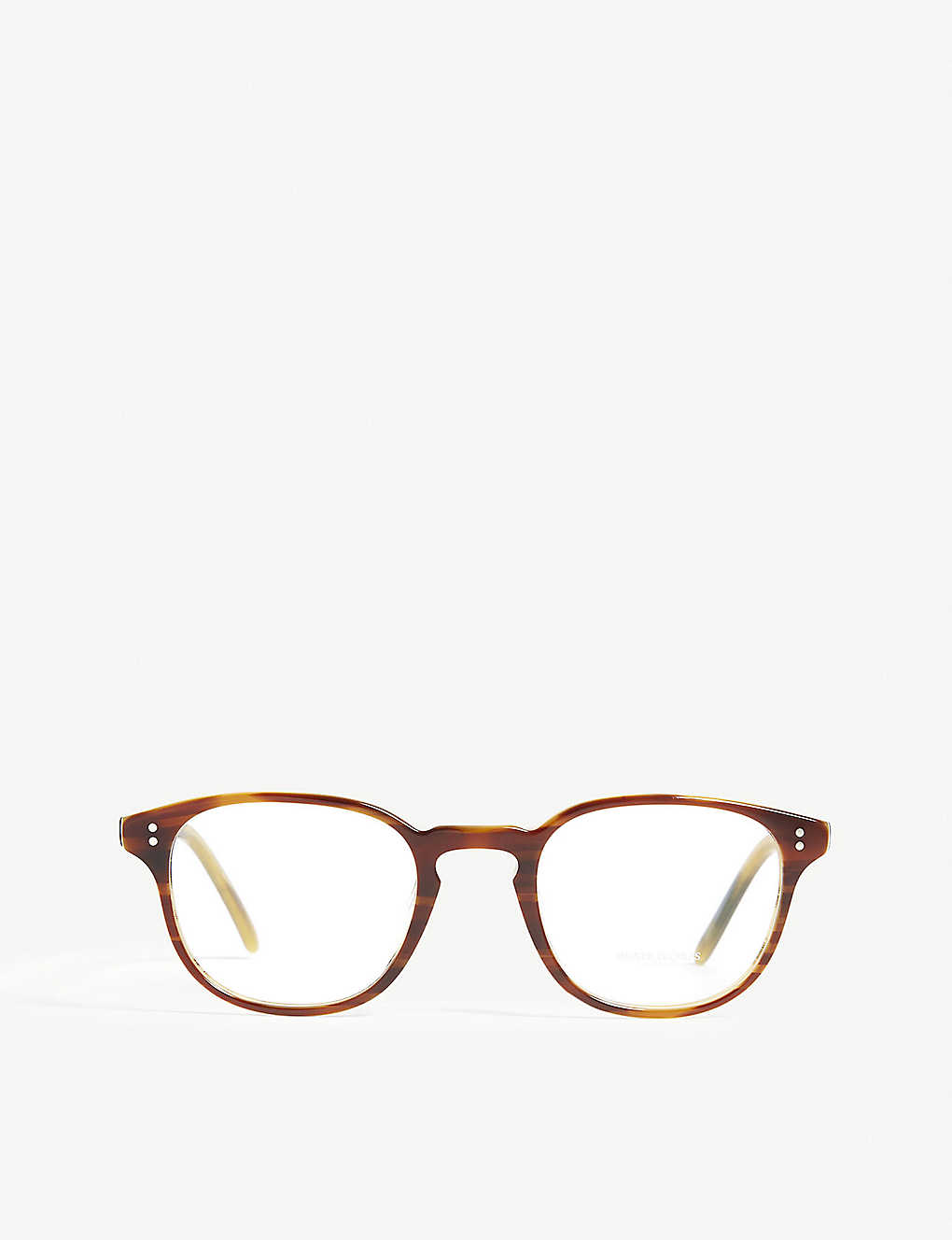 Oliver Peoples Ov5219 Fairmont Square-frame Glasses In Brown