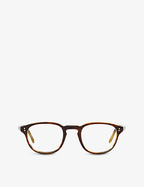 OLIVER PEOPLES: OV5219 Fairmont square-frame Havana glasses
