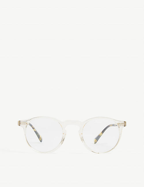 OLIVER PEOPLES: Gregory Peck round-frame optical glasses