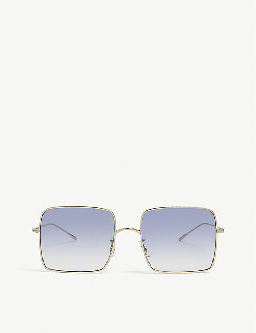 OLIVER PEOPLES: Ov1236 rassine square-frame sunglasses