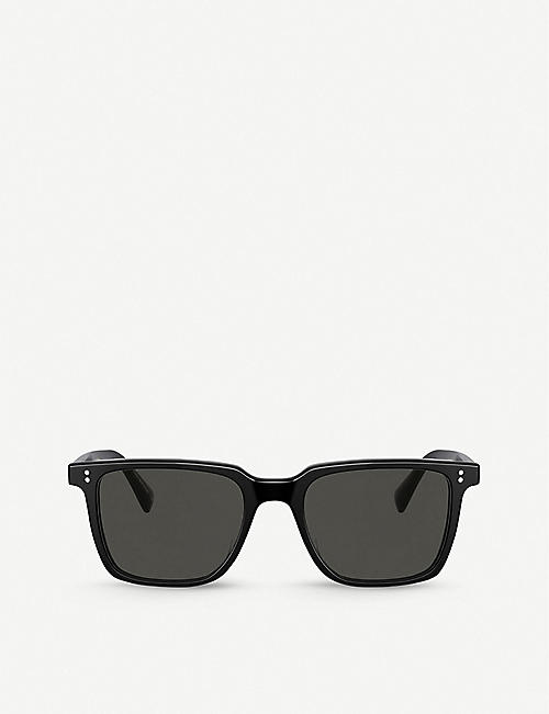 OLIVER PEOPLES: OV5419SU Lachman Sun square acetate sunglasses