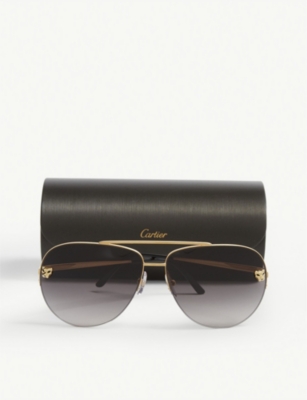 CARTIER: Aviator sunglasses