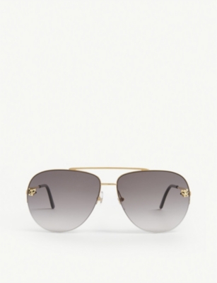 Cartier store aviator sunglasses