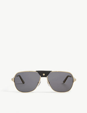 Aviator frame sunglasses Selfridges & Co Women Accessories Sunglasses Aviator Sunglasses 