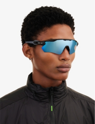 Oakley Mens Black Oo9208 Radar Ev Path Rectangle-frame Sunglasses In Black
