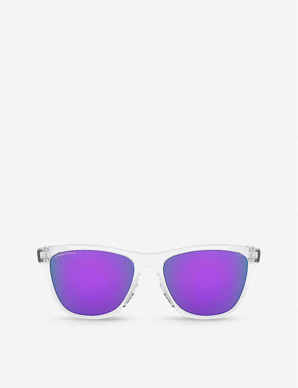 Shop Oakley Men's Clear Oo9013 Frogskins O Matter™ Plutonite Square-frame Sunglasses