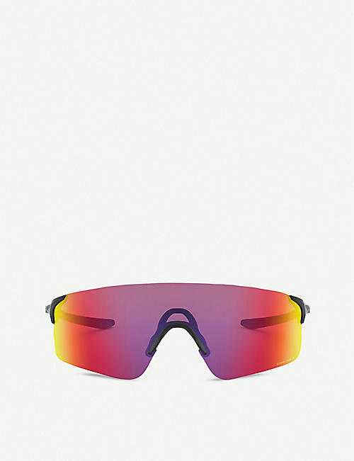 OAKLEY: OO9454 38 EVZero Blades acetate rectangle-frame sunglasses