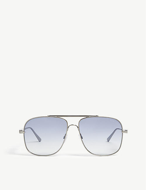 TOM FORD: Jude aviator-frame sunglasses