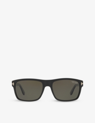 TOM FORD: FT0678 Irregular-Frame Acetate Sunglasses