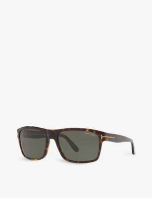 Tom Ford Womens Brown Ft0678 Irregular-frame Acetate Sunglasses In Brown
