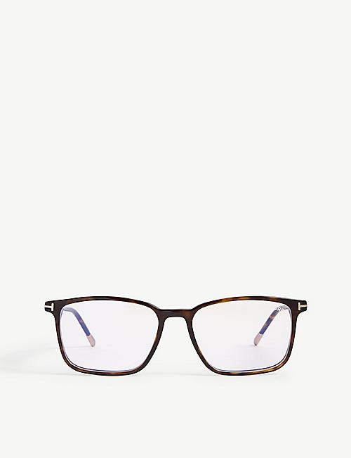 TOM FORD: Ft5607 rectangle-frame optical glasses