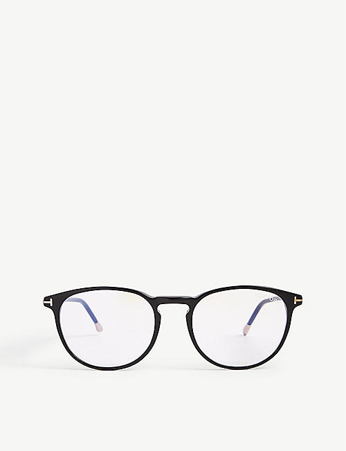 TOM FORD: FT5608-B round glasses