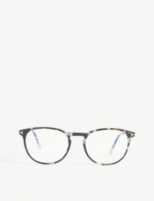 Tom Ford Tf5608 Square Frame Glasses Selfridges Com