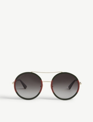 GUCCI: GG0061 round-frame sunglasses