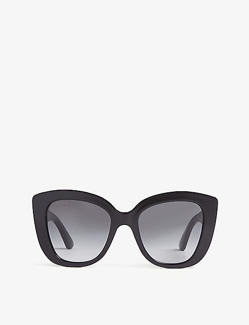 GUCCI: Gg0327s cat-eye frame sunglasses